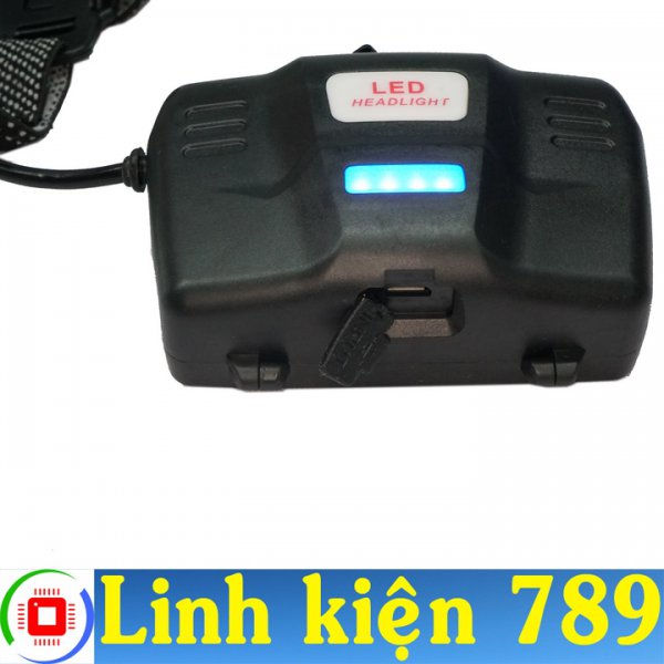 Đèn LED đội đầu siêu sáng V64 CHIP LED CREE XHP70 ( sáng trắng không pin )